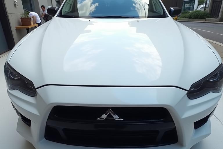 White ute after detailing